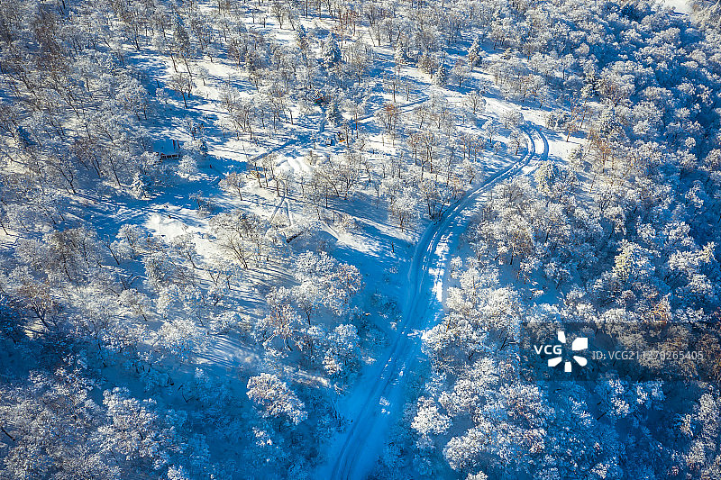 吉林-四方顶- 龙湾冬季-雪图片素材
