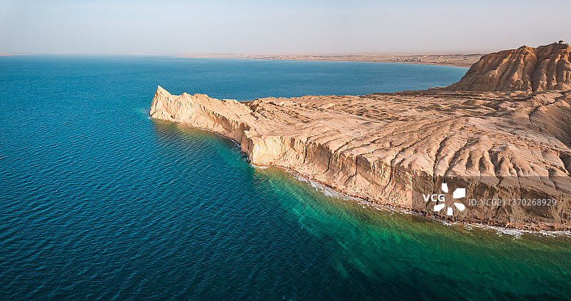 中国青海德令哈托素湖雅丹地貌自然风光图片素材