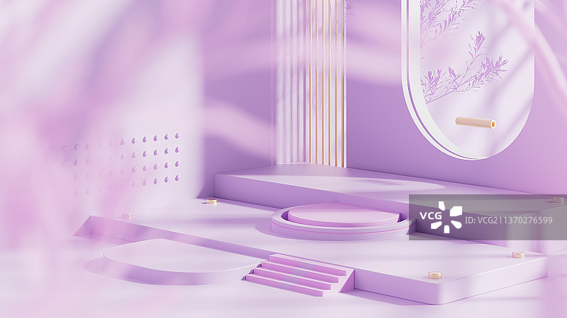 3D背景模拟场景产品展示台创意图图片素材