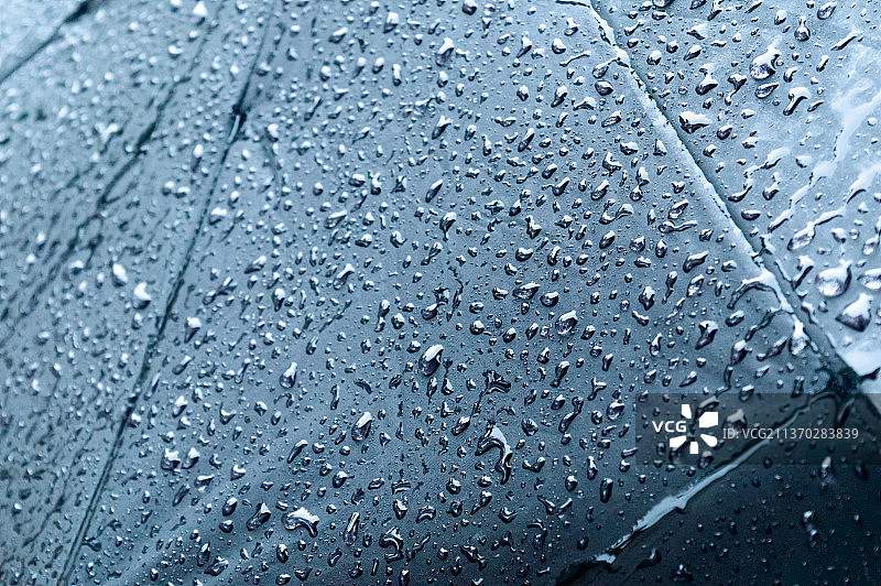 雨滴落在伞上的抽象纹理背景图片素材