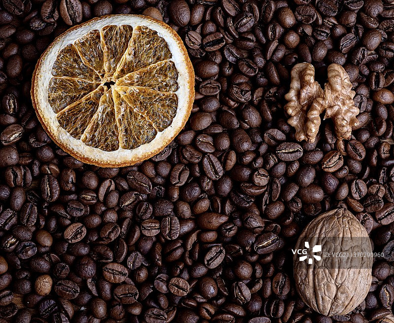 咖啡豆特写图片素材