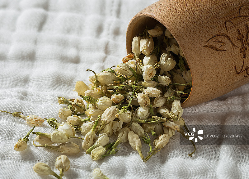 茉莉花花茶图片素材