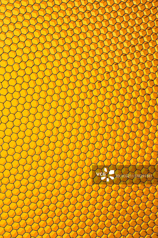 黄色背景上的蜂窝网格抽象图案（摩尔多瓦）图片素材