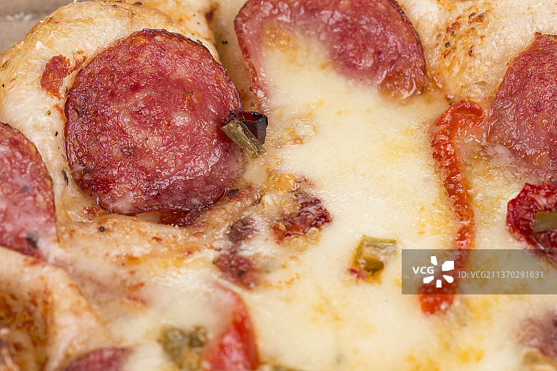 摩尔多瓦诱人披萨特写图片素材