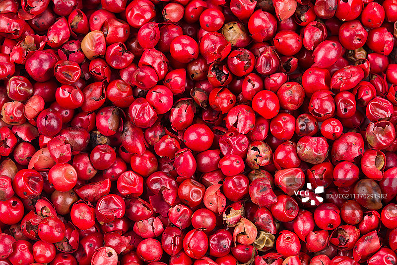 红辣椒粒，红洋葱全景拍摄，摩尔多瓦图片素材