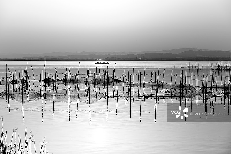 湖光山色美景图片素材