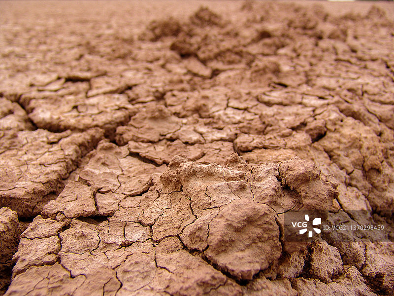 干旱地面破碎纹理特写图片素材
