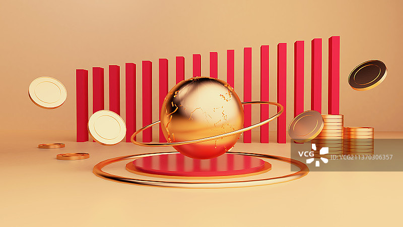 金融创意场景图片素材