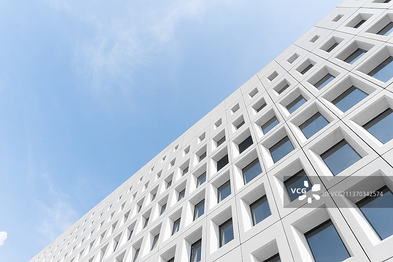 现代城市特色建筑外部特写图片素材
