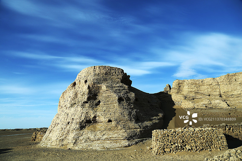 黑水城遗址图片素材