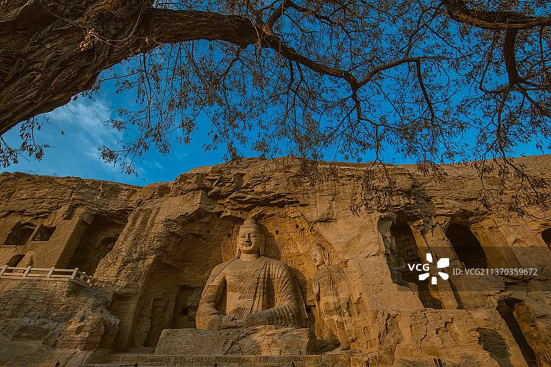 云冈石窟图片素材