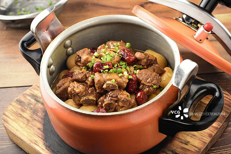 香芋炖排骨图片素材