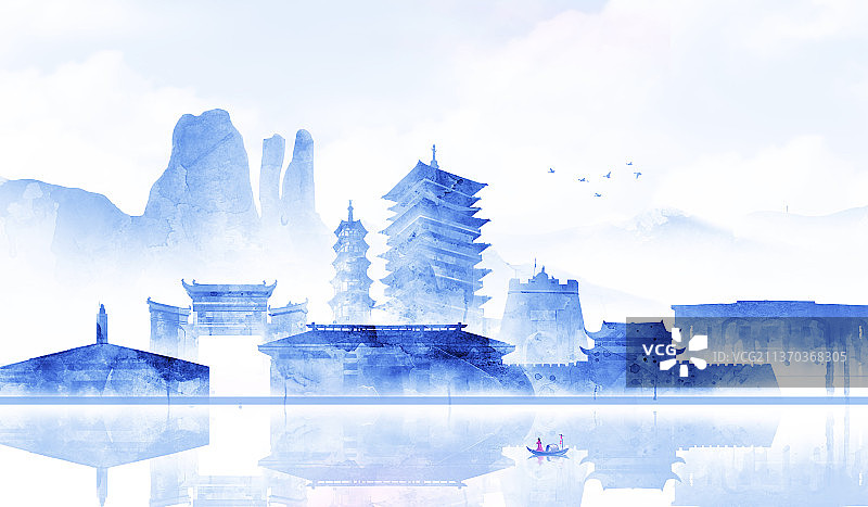 衢州城市建筑图片素材