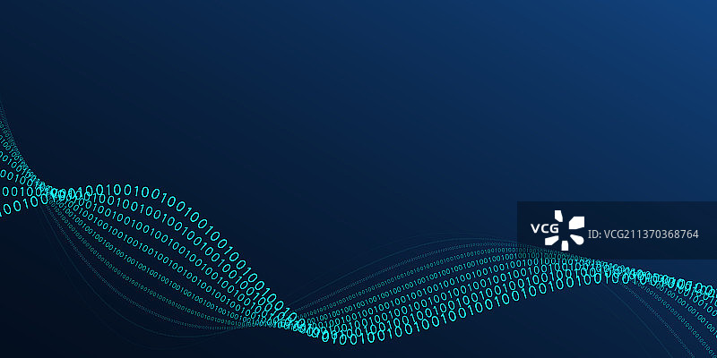 二进制代码组成的数据流科技背景图片素材