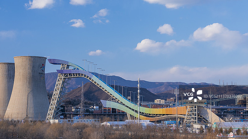 冬奥会滑雪大跳台图片素材