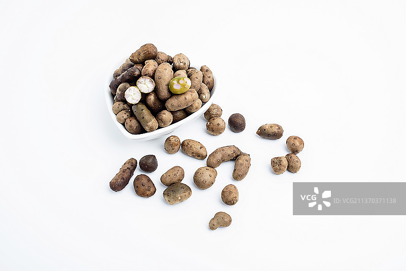 蒸熟的山药豆图片素材