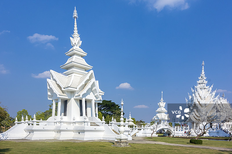 清莱白庙图片素材