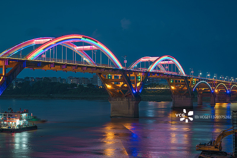 广西桂平黔江大桥图片素材