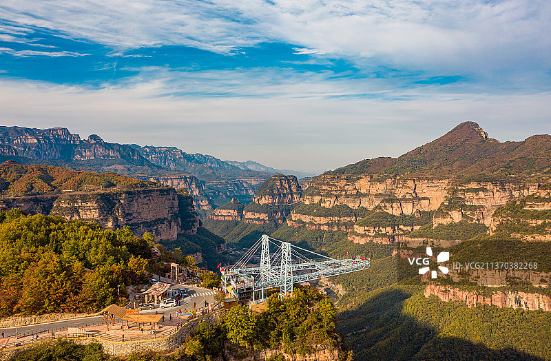 航拍安阳太行大峡谷图片素材