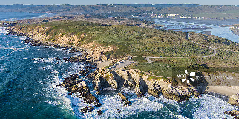 博德加角索诺玛海岸州立公园风光图片素材
