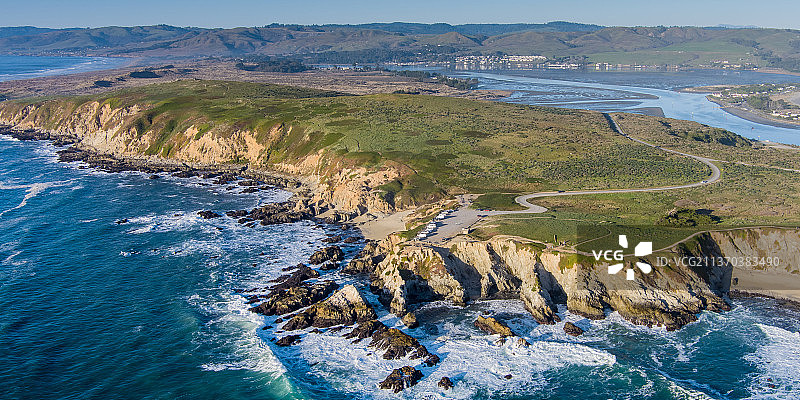 博德加角索诺玛海岸州立公园风光图片素材