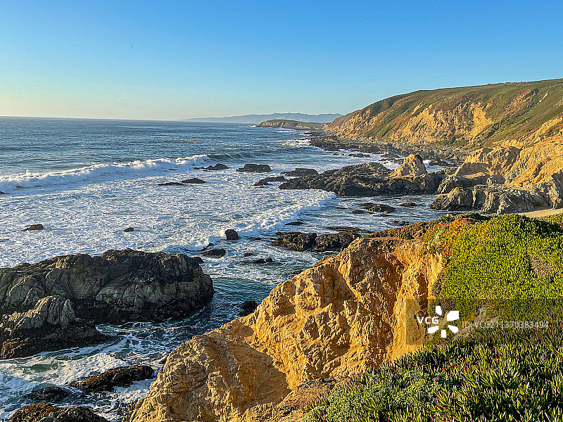 博德加角索诺玛海岸州立公园风光图片素材
