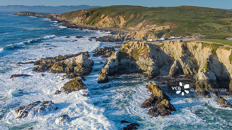 博德加角索诺玛海岸州立公园风光图片素材