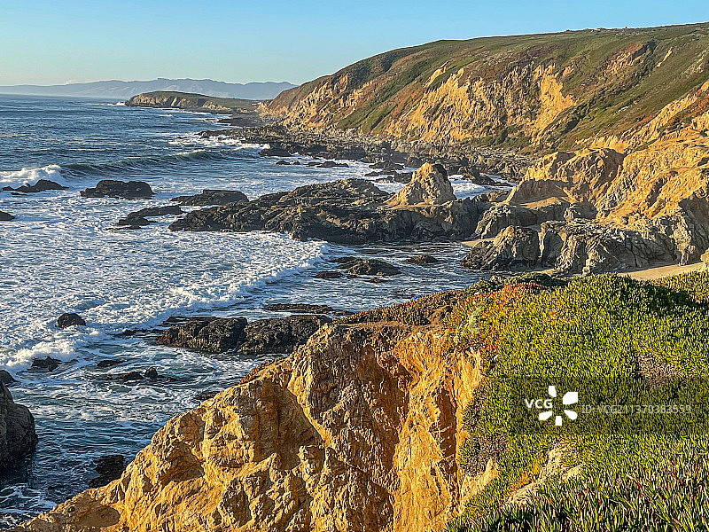 博德加角索诺玛海岸州立公园风光图片素材
