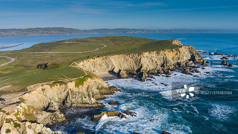 博德加角索诺玛海岸州立公园风光图片素材