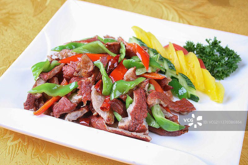 中餐美食-小炒拆骨肉图片素材