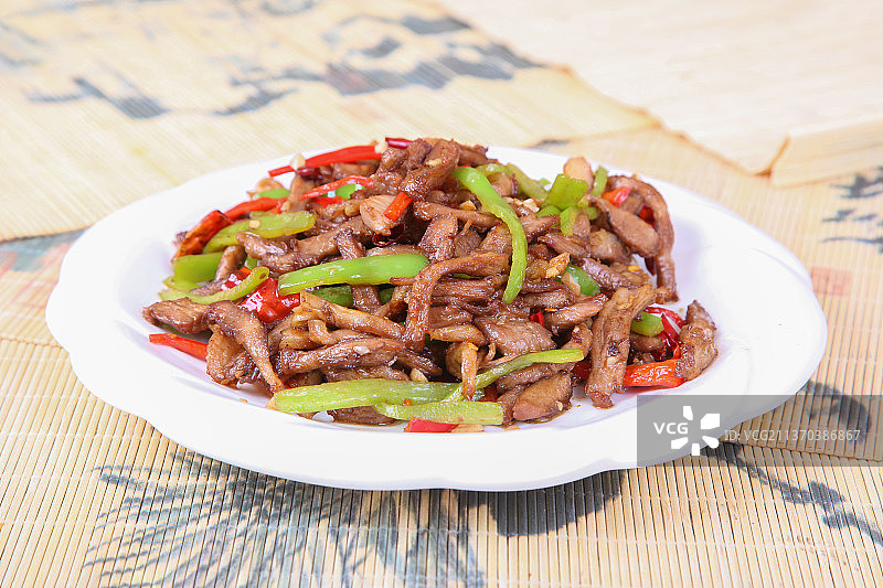 中餐美食-小炒拆骨肉图片素材