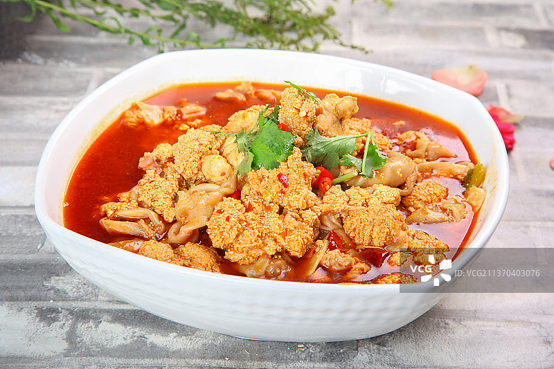 中餐美食-香辣鱼杂图片素材