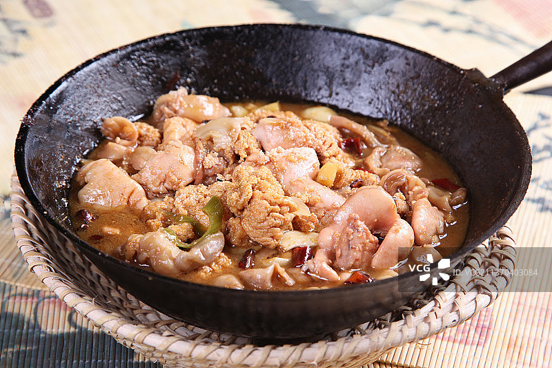 中餐美食-香辣鱼杂图片素材