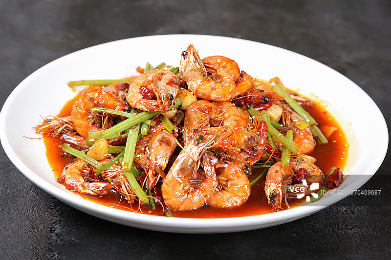 中餐美食-香辣虾图片素材