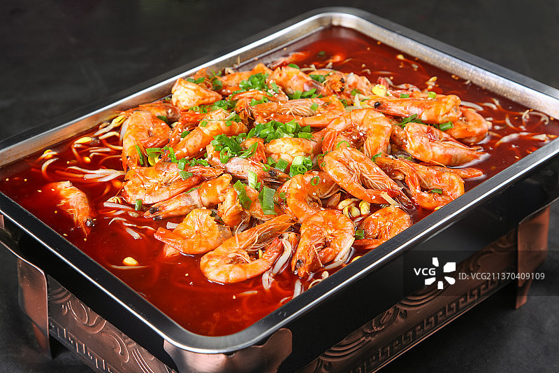 中餐美食-香辣盆盆虾图片素材