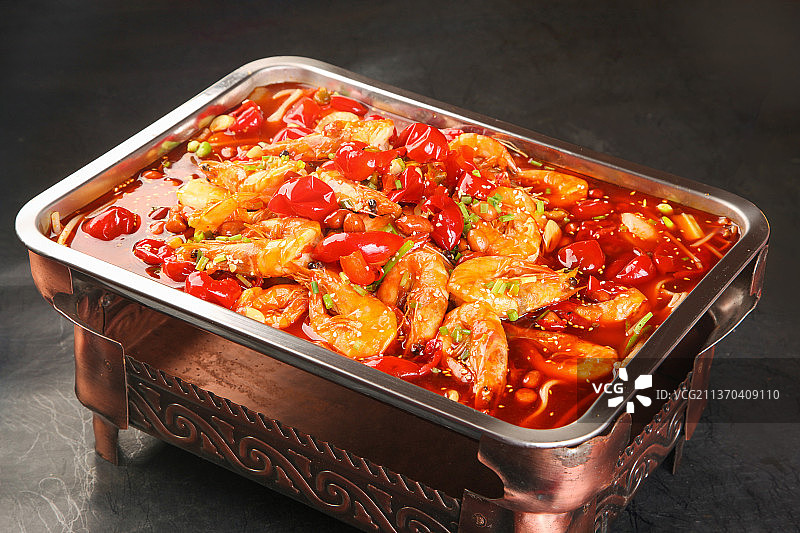 中餐美食-香辣盆盆虾图片素材