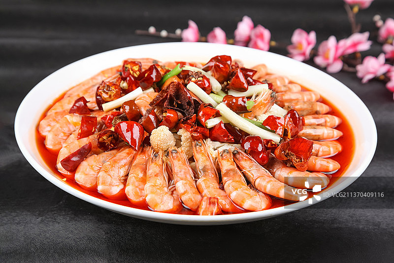 中餐美食-香辣盆盆虾图片素材