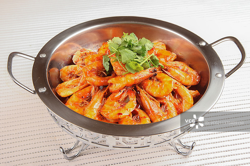 中餐美食-干锅香辣虾图片素材