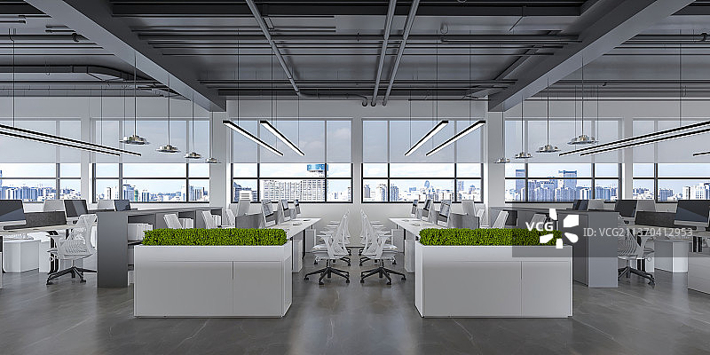 写字楼内部现代办公室图片素材