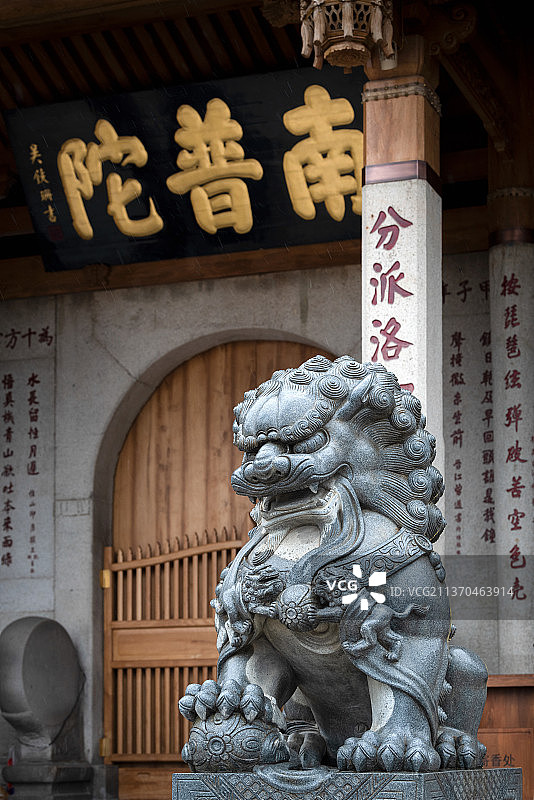 南普陀狮子图片素材