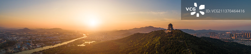 仁皇夕照图片素材