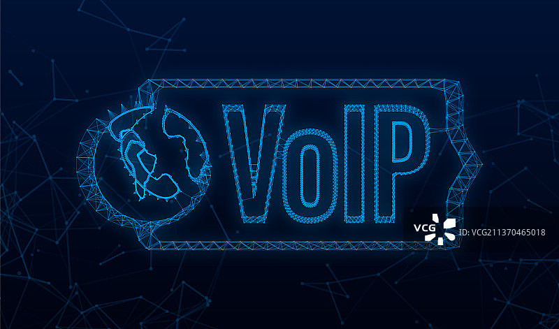 VOIP网络电话技术图片素材