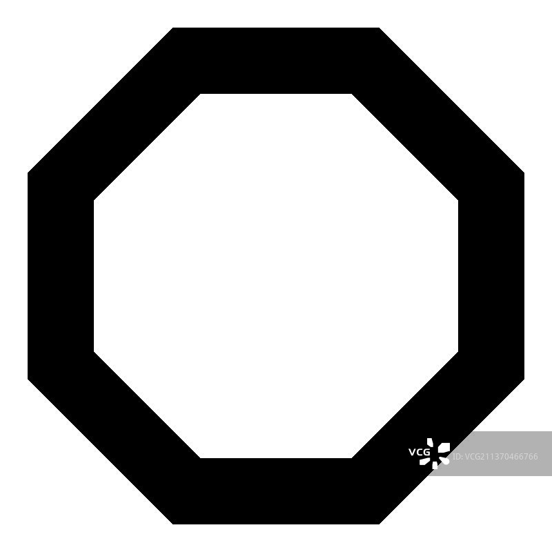 白色背景上的多边形扁平图标图片素材