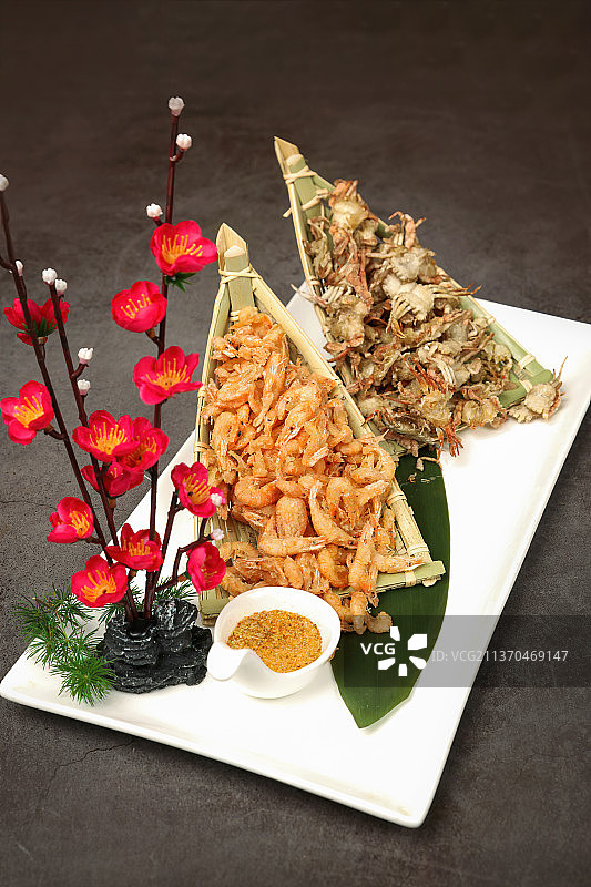 中餐美食-虾兵蟹将图片素材