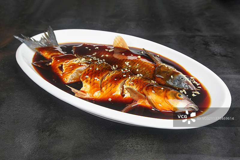 中餐美食-西湖醋鱼图片素材