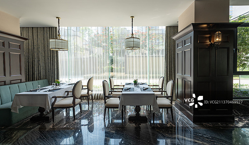 高档餐厅空间摄影图片素材