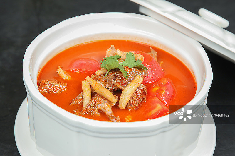 中餐美食-西红柿炖牛肉图片素材