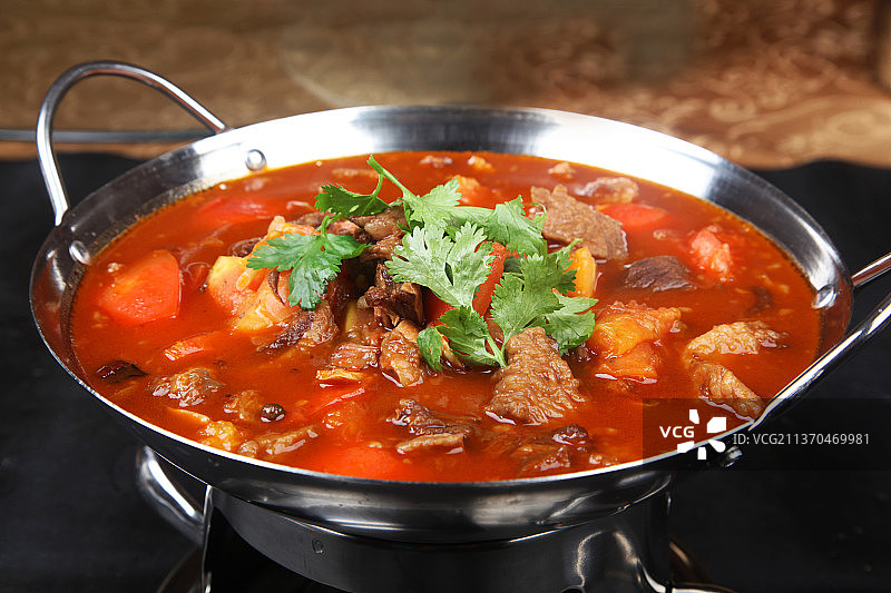 中餐美食-西红柿炖牛肉图片素材