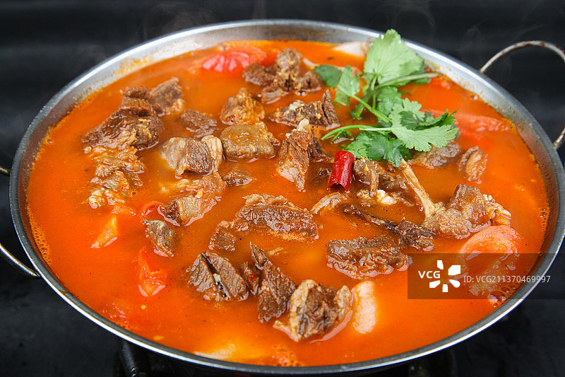 中餐美食-西红柿炖牛肉图片素材