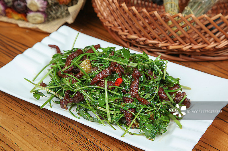 中餐美食-凉拌牛肉图片素材